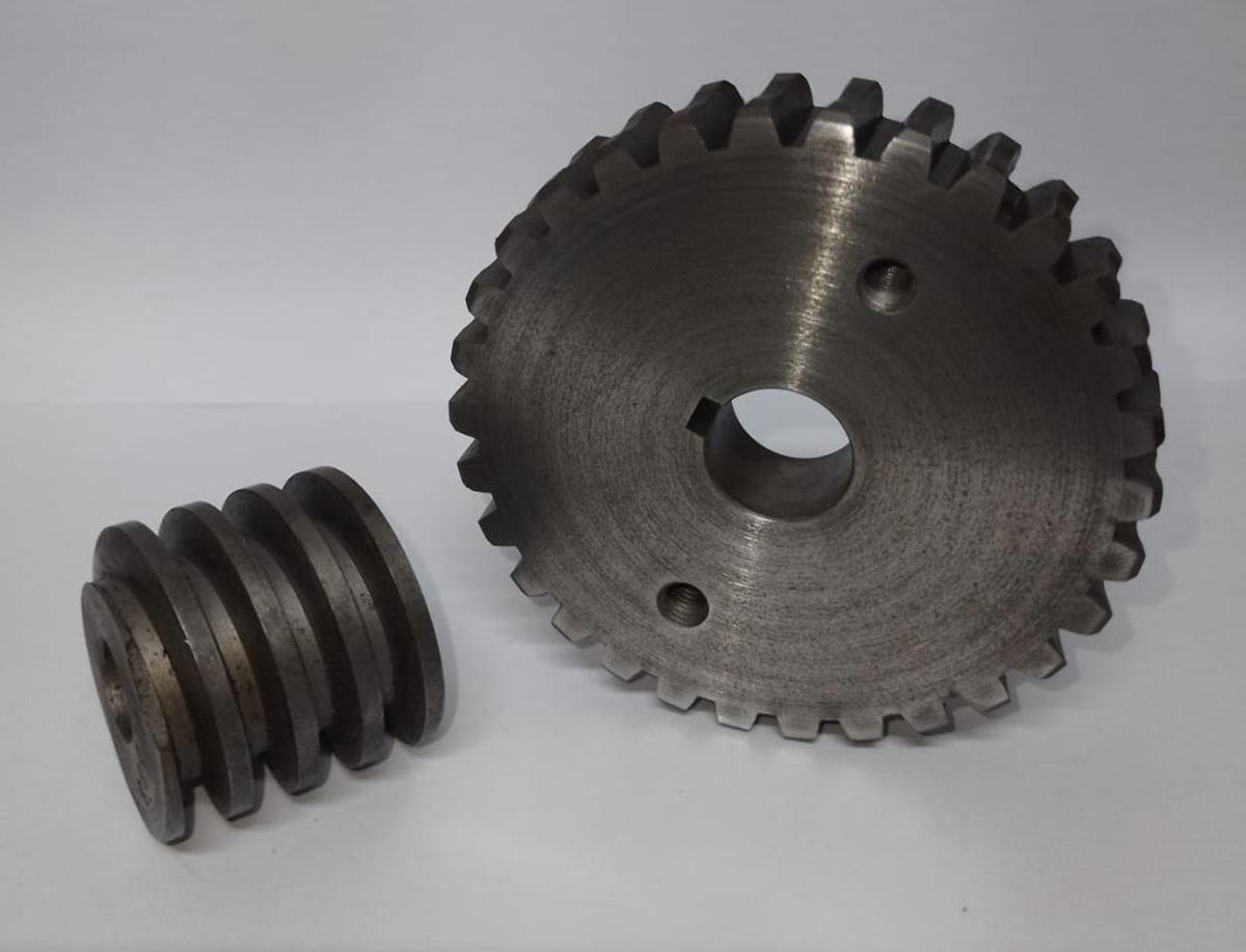 Engranaje y tornillo sinfín