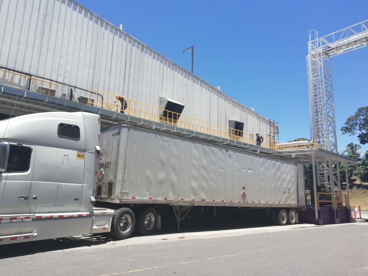 Pasarela de carga industrial