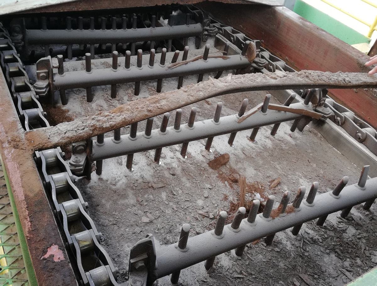 Transportador de tornillo, vista interior